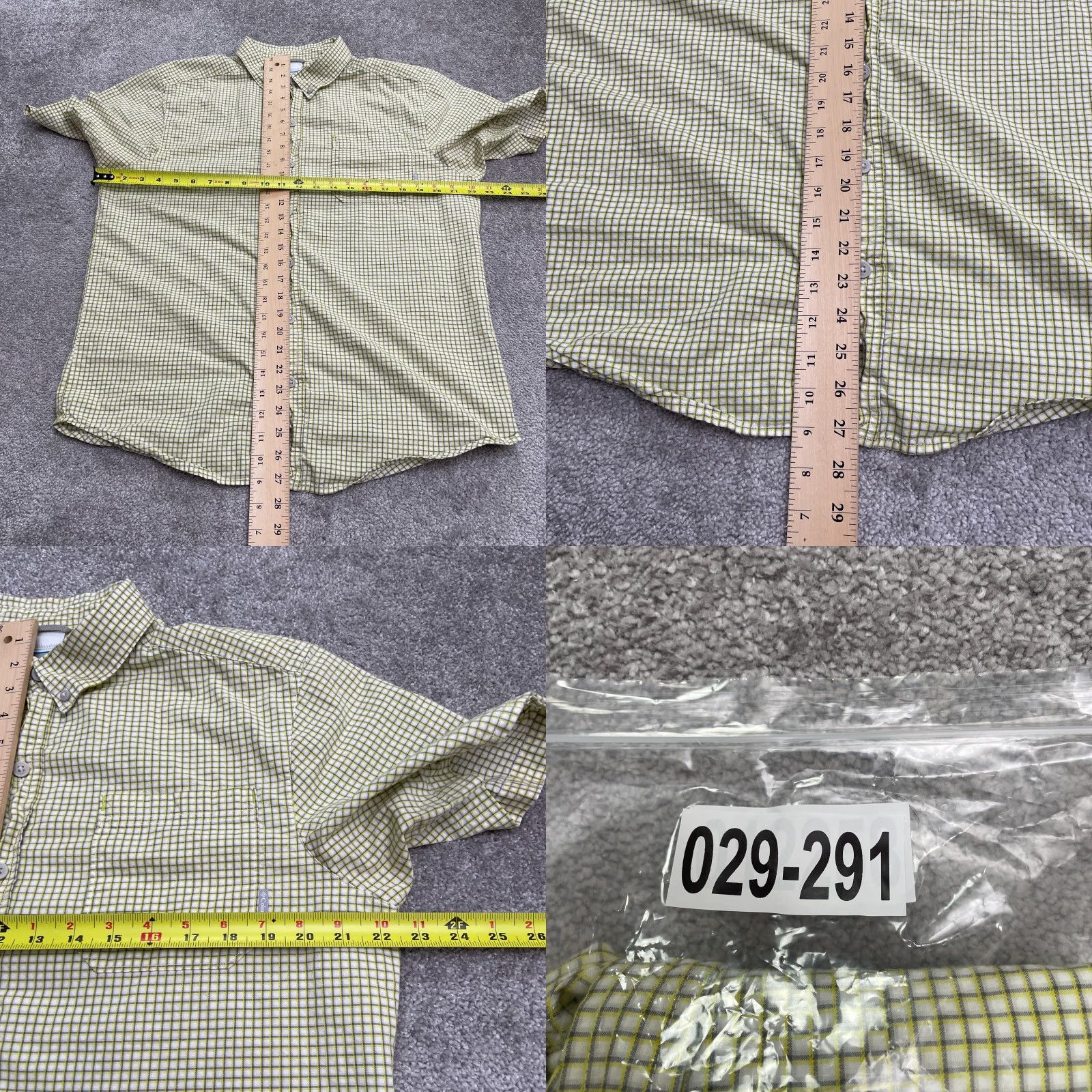 Vintage Columbia Rapid Rivers Button-Up Shirt Mens Medium Yellow Plaid Outdoor Casual Shirt Size US M / EU 48-50 / 2 - 8 Thumbnail