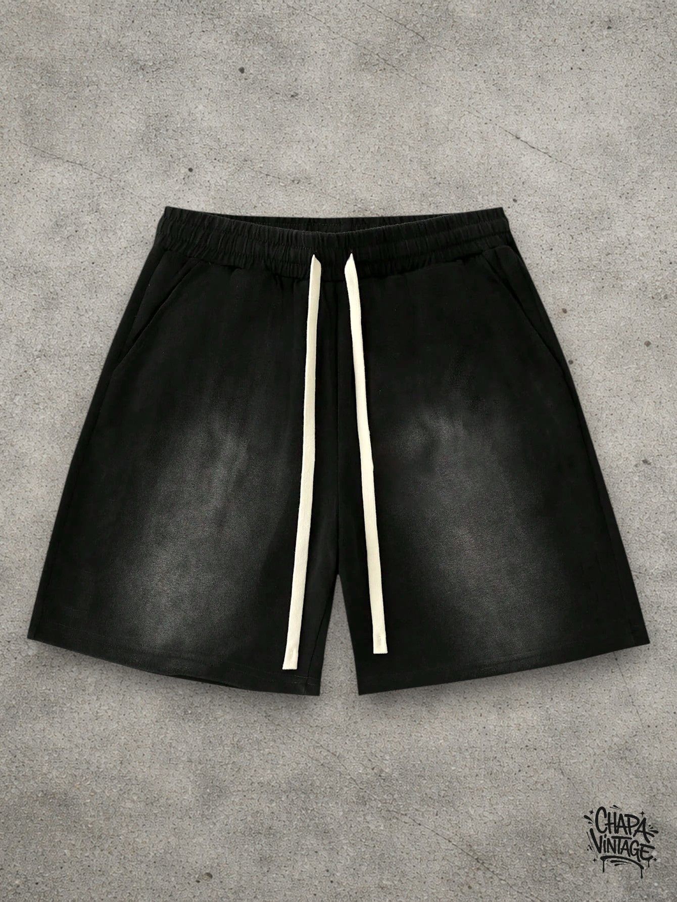 Japanese Brand Washed dark shorts Size US 32 / EU 48 - 1 Thumbnail