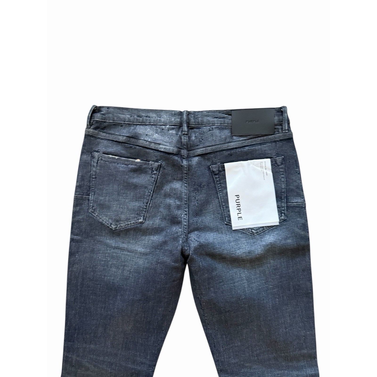 Purple Brand Purple Brand Jeans Mens Tiled Overlay Skinny P001 Size 33/32 Size US 33 - 3 Thumbnail