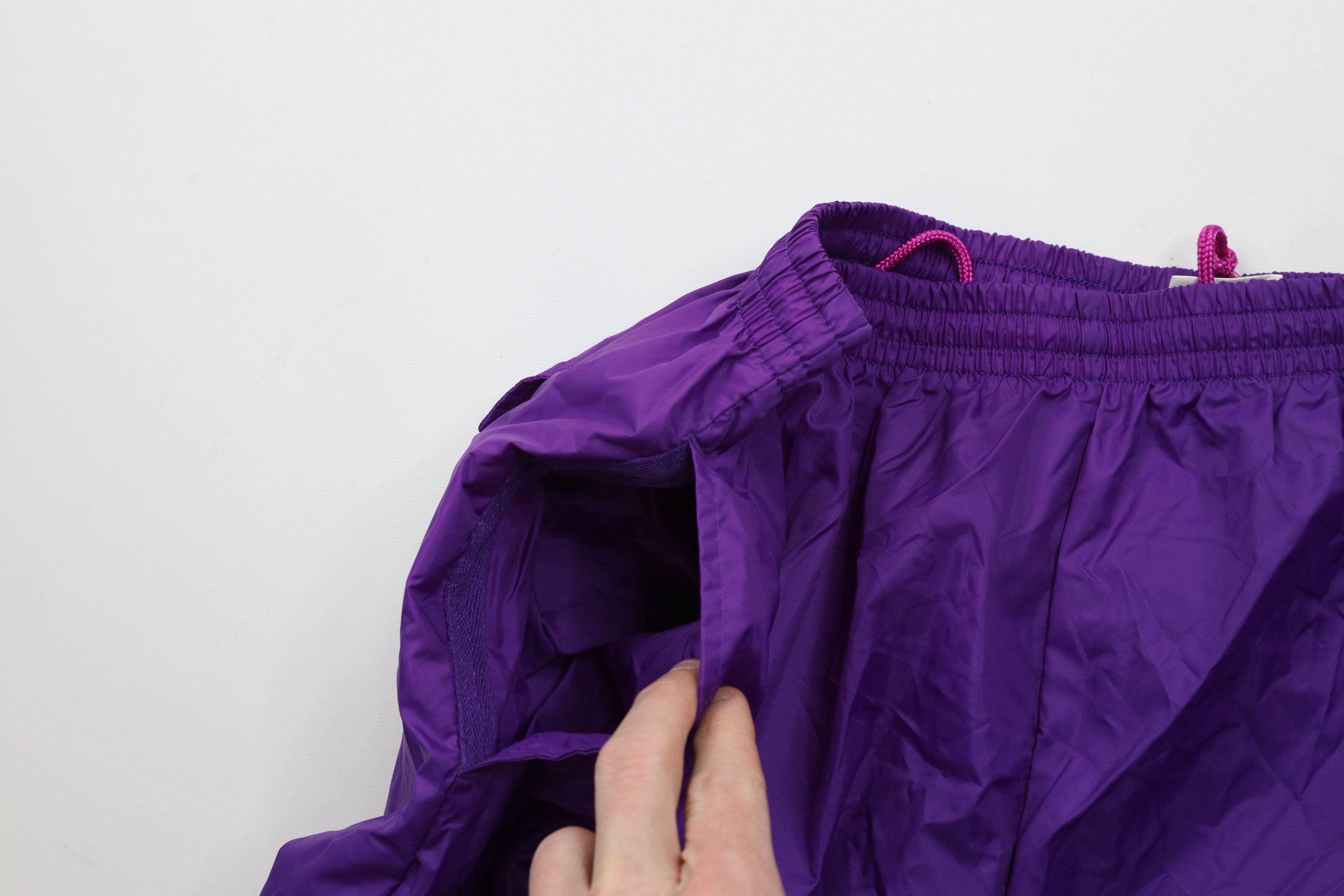 Columbia × Vintage Vintage 90s Columbia Waterproof Rain Joggers Pants Purple Size 30" / US 8 / IT 44 - 6 Thumbnail