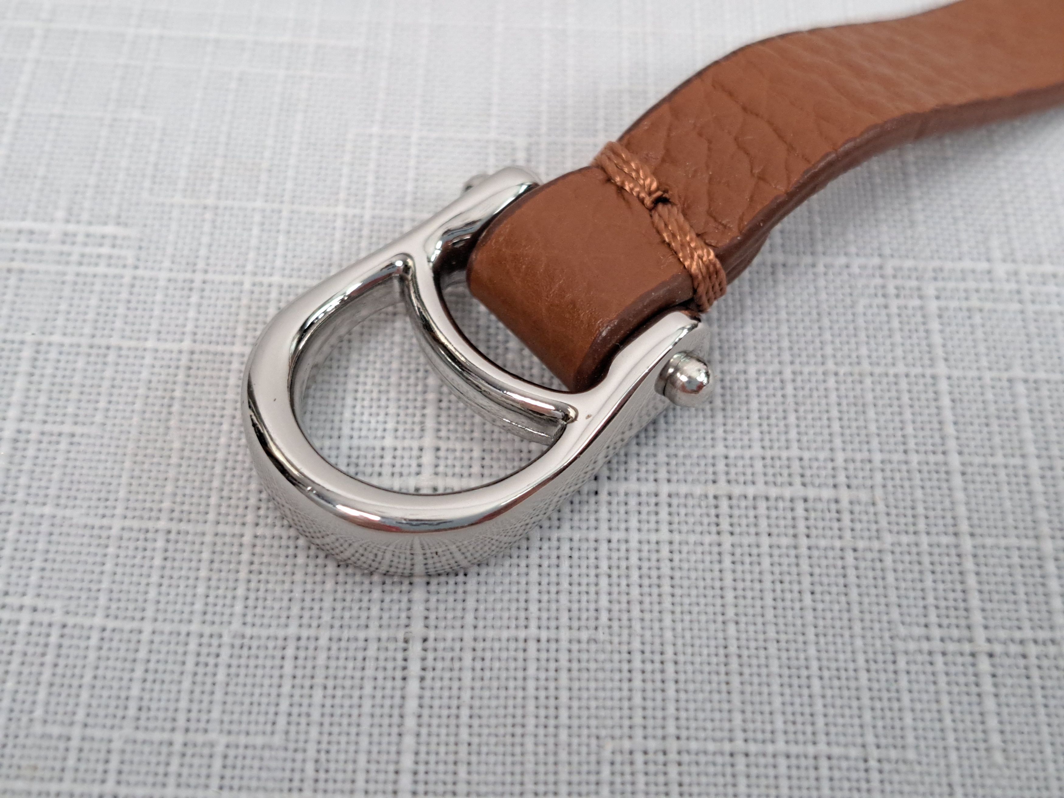 Aigner Aigner double tour leather bracelet In brown. Size ONE SIZE - 6 Thumbnail