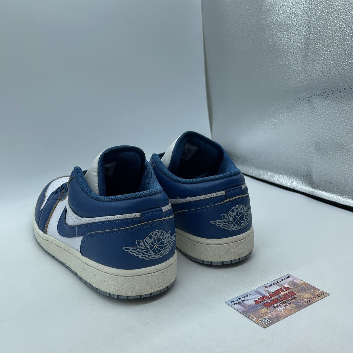 Jordan Brand Air Jordan 1 low industrial blue Size US 11 / EU 44 - 4 Thumbnail