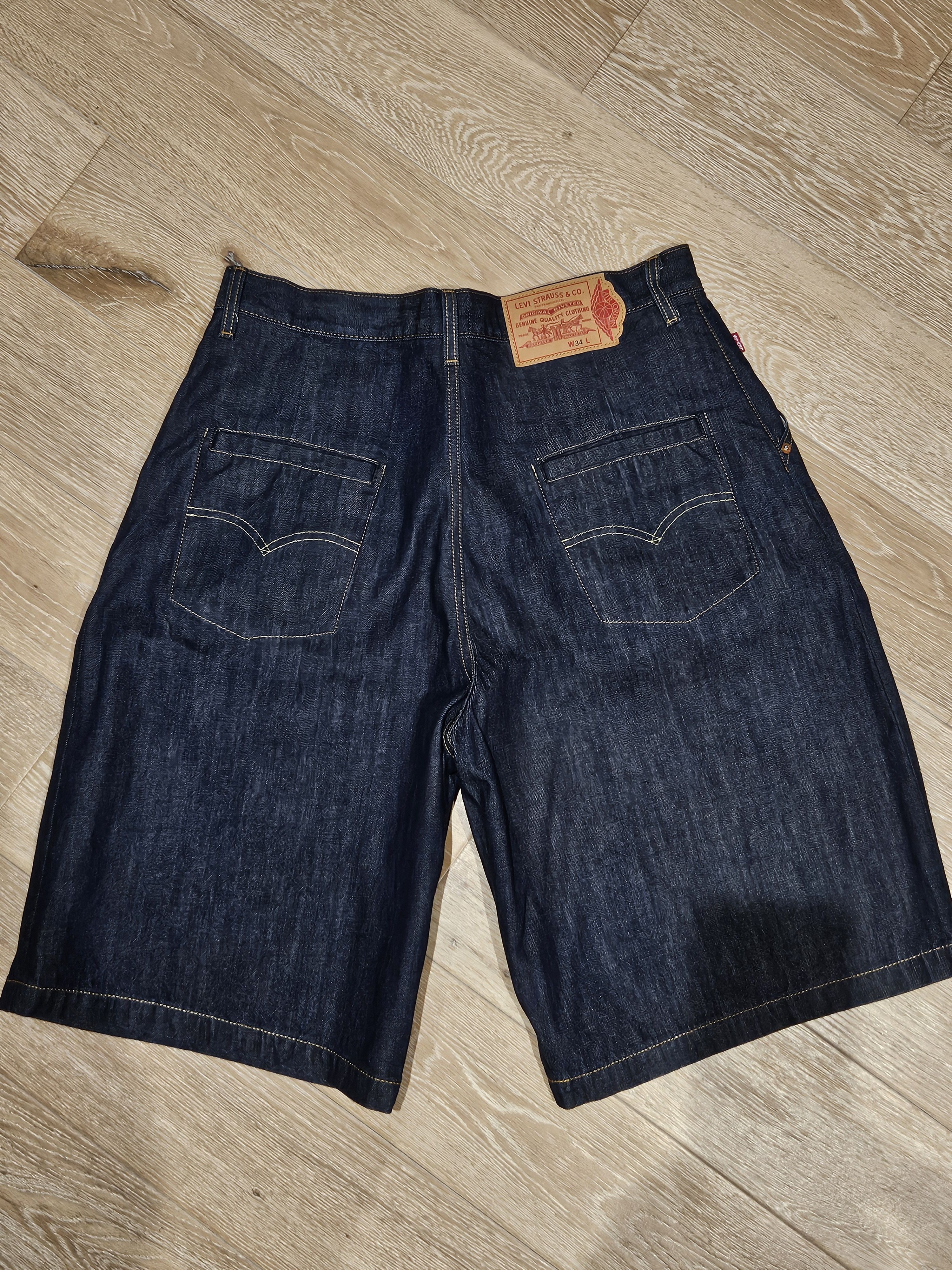 Levi's Nike X Levi's Air Jordan denim baggie shorts it Size US 34 / EU 50 - 3 Thumbnail