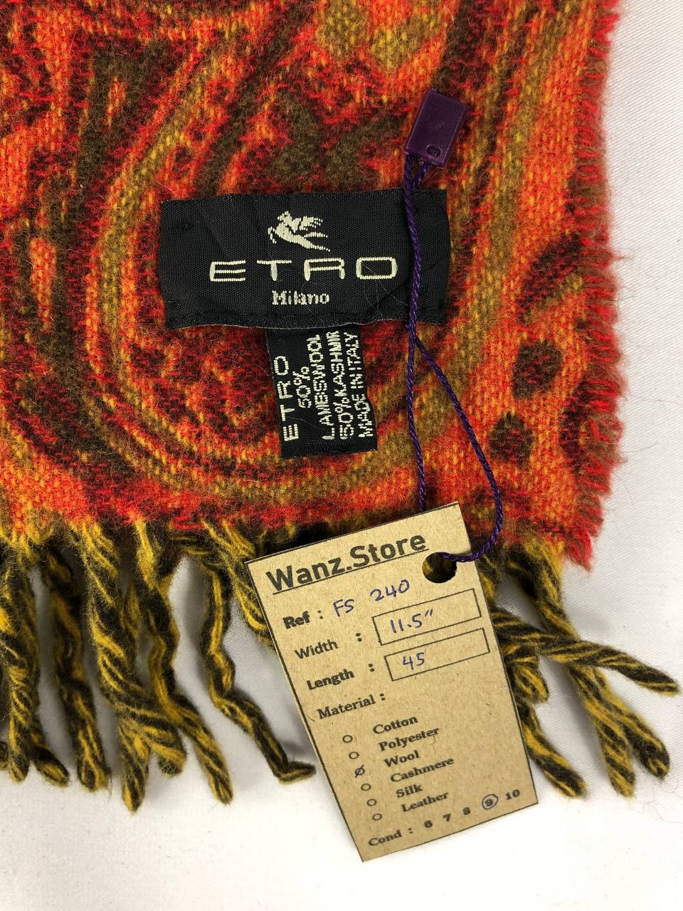 Etro Etro Paislee Scarf / Muffler / Neckwear FS240 Size ONE SIZE - 6 Thumbnail