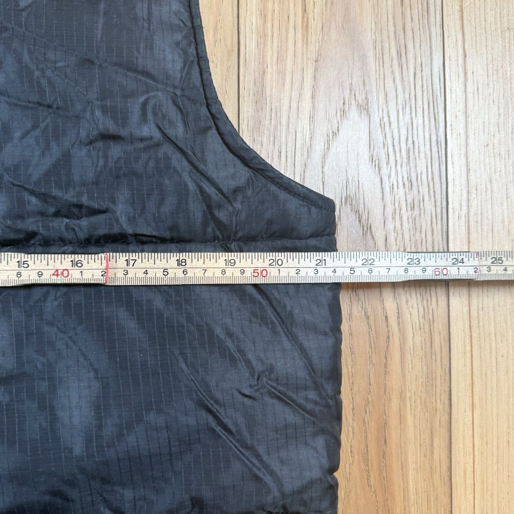 CLOSED VTG Bombardier Puffer Vest Mens Large Black Button Close Orange Stripe USA Made Vest Mens Large Black USA Striped Nylon Puffer Jacket Size US L / EU 52-54 / 3 - 7 Thumbnail
