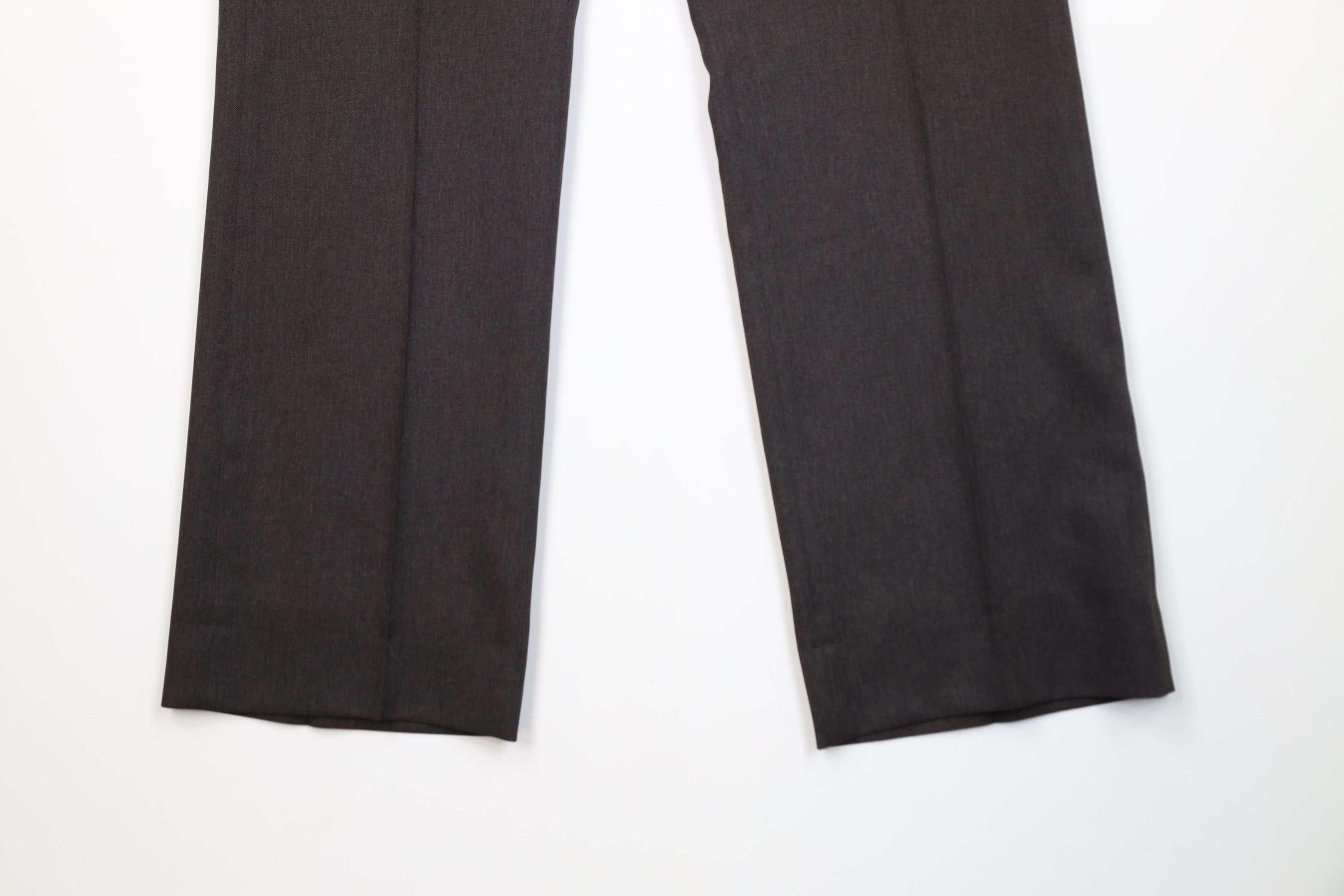 Vintage Vintage 70s Streetwear Wide Leg Chino Pants Dark Brown USA Size US 36 / EU 52 - 4 Thumbnail