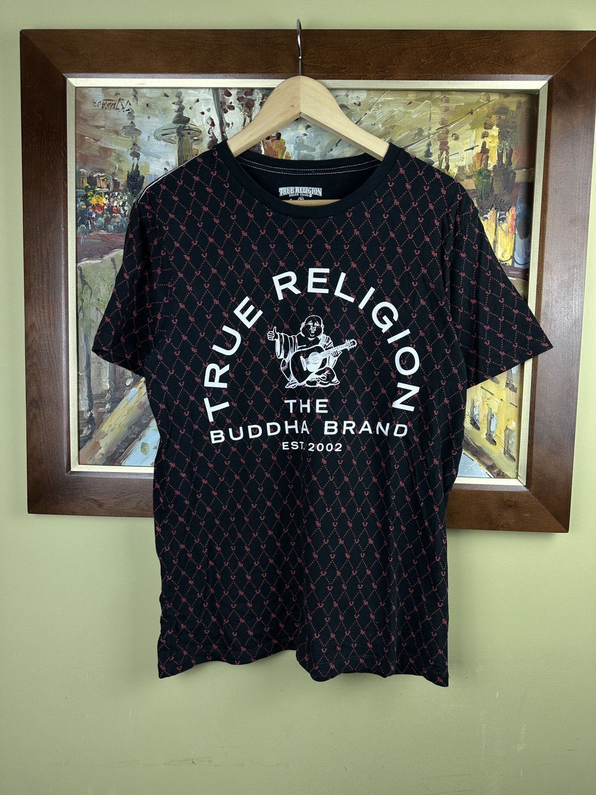 True Religion × Vintage True religion monogram t-shirt Buddha Size US M / EU 48-50 / 2 - 1 Thumbnail