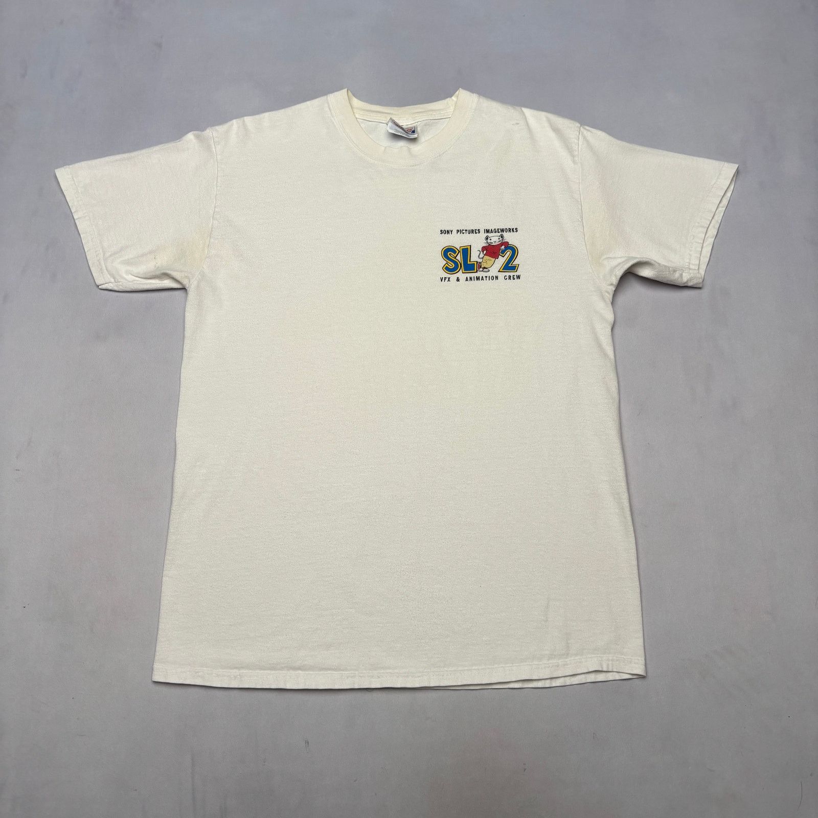 Hanes × Vintage VTG Stuart Litle 2 VFX Animation Crew Medium Sony Pictures Size US M / EU 48-50 / 2 - 2 Thumbnail