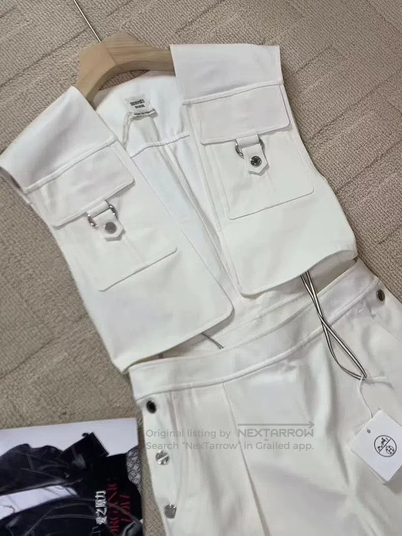 Hermes Hermes Vest Jumpsuit Size 42" / US 20 - 2 Thumbnail