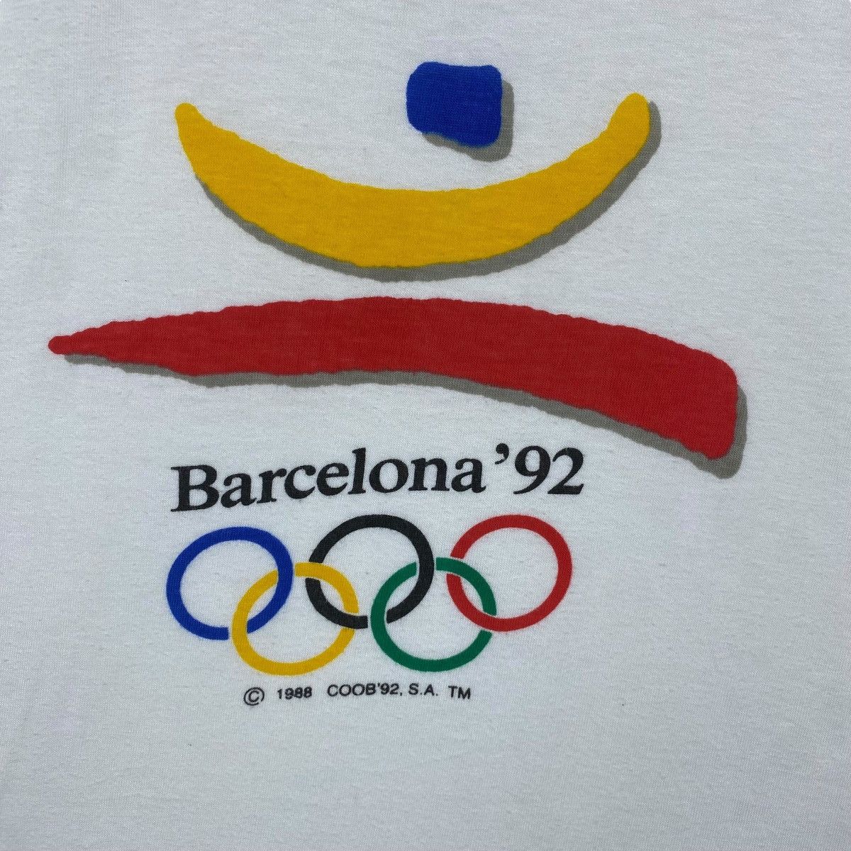 Vintage Vintage OLYMPIC BARCELONA 1992 Graphic Women Tops Tee Shirt Size US S / EU 44-46 / 1 - 2 Thumbnail