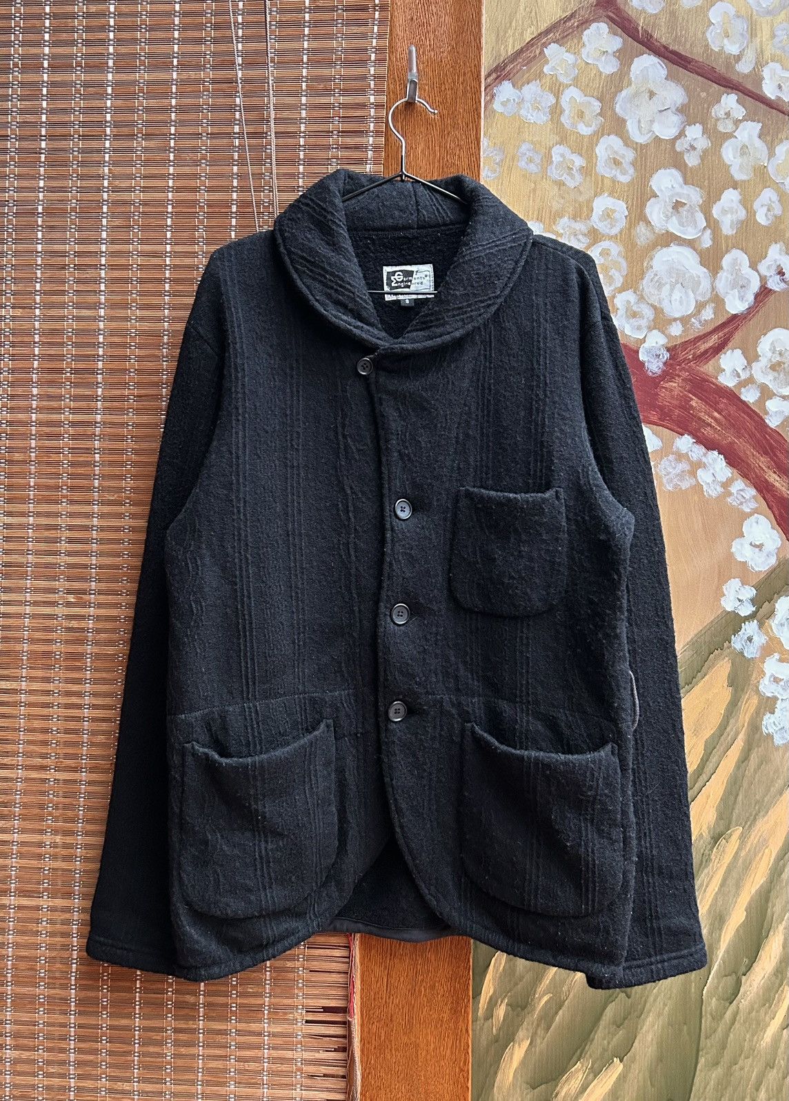 Engineered Garments × Japanese Brand Engineered Garments Shawl Collar Wool Blend Knitted Jacket Size US S / EU 44-46 / 1 - 1 Thumbnail