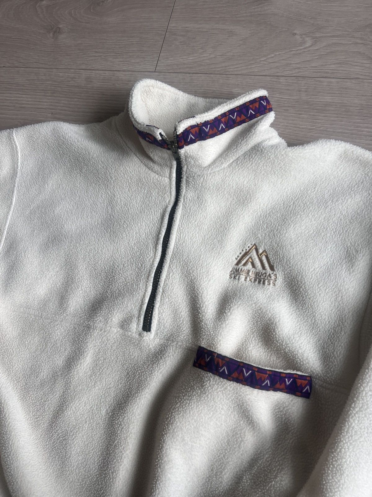 Vintage 90s Marker Fleece Polartec Sweatshirt Made USA Ski