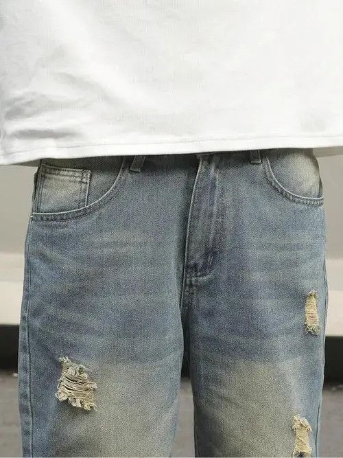 Other Kimura x Miki Jorts Vintage Washed Distressed Denim Size US 32 / EU 48 - 6 Thumbnail
