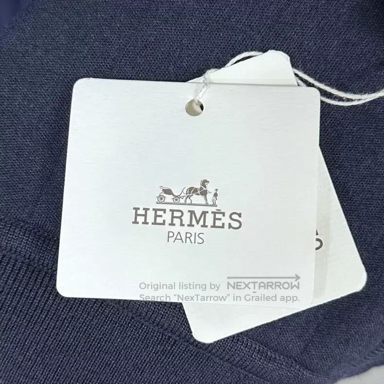 Hermes Hermes Cyan patterned silk blend zippered jacket Size XS / US 0-2 / IT 36-38 - 6 Thumbnail