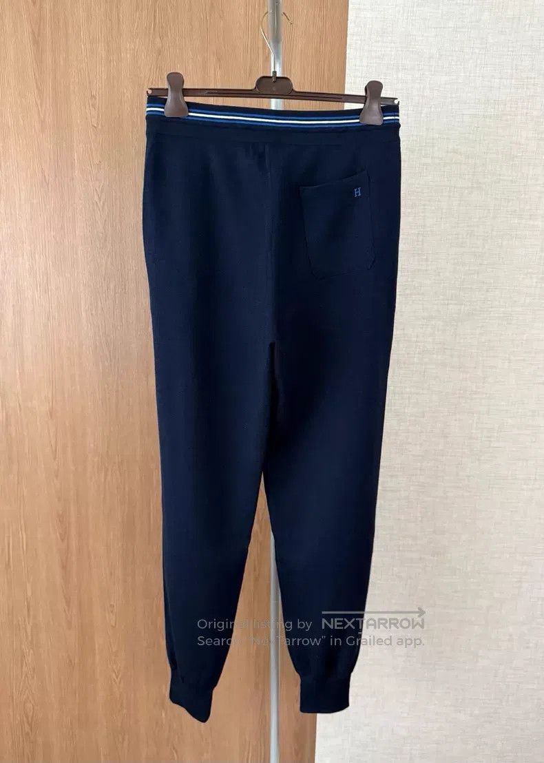 Hermes Hermes size L Men's knitted track pants for spring and autu Size US 26 / EU 42 - 4 Thumbnail