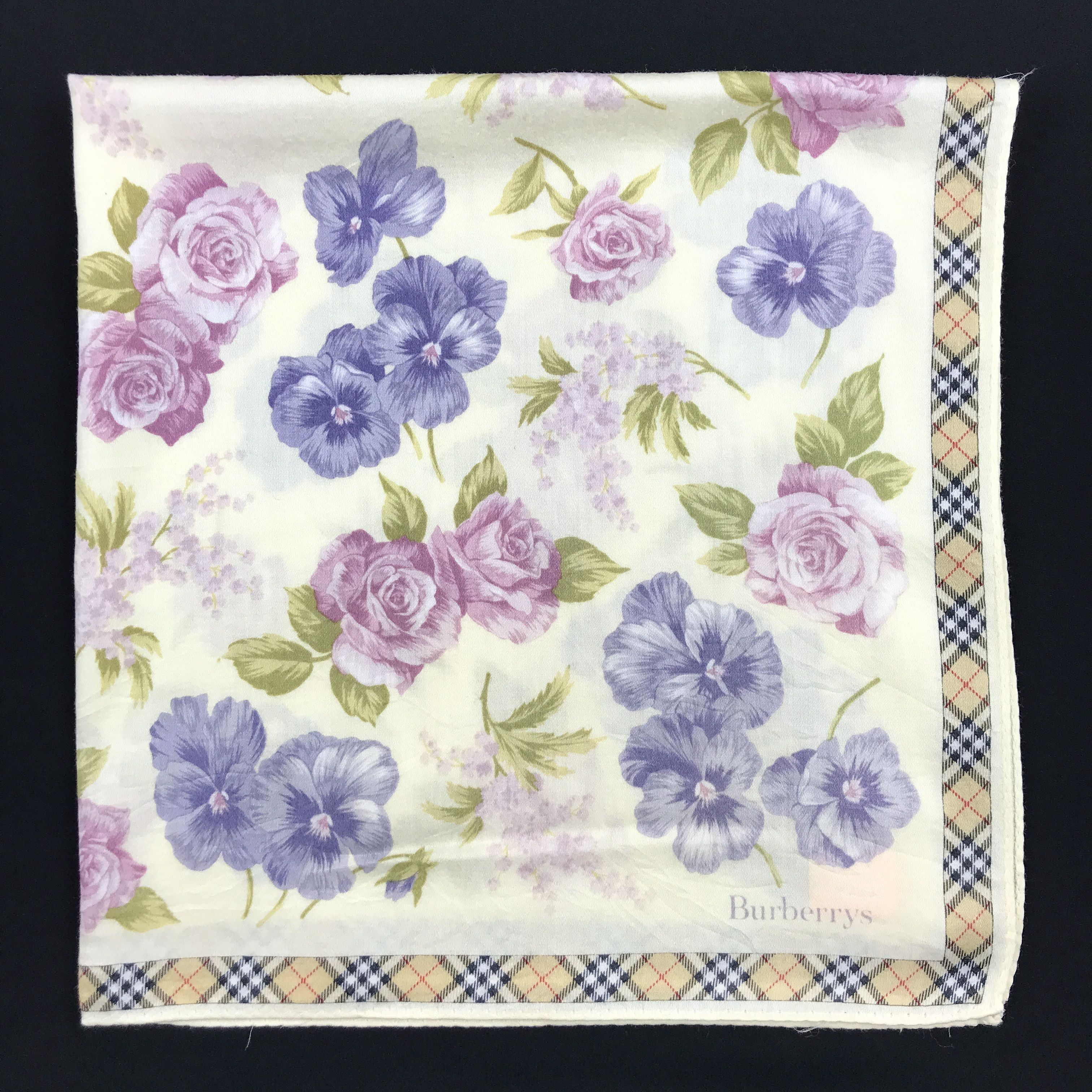 Burberry × Vintage Vintage Burberry Bandana Neckerchief Handkerchief Size ONE SIZE - 2 Thumbnail