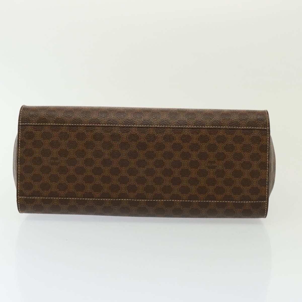 Celine CELINE Macadam Canvas Hand Bag Pvc Brown Size ONE SIZE - 9 Thumbnail