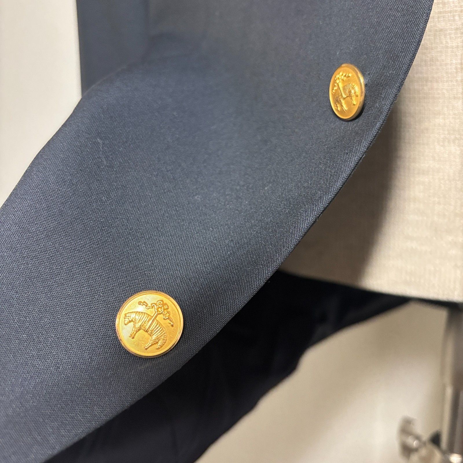 Brooks Brothers Brooks Brothers Madison Loro Piana Men’s Blazer Gold Logo Bt Size 40S - 11 Thumbnail