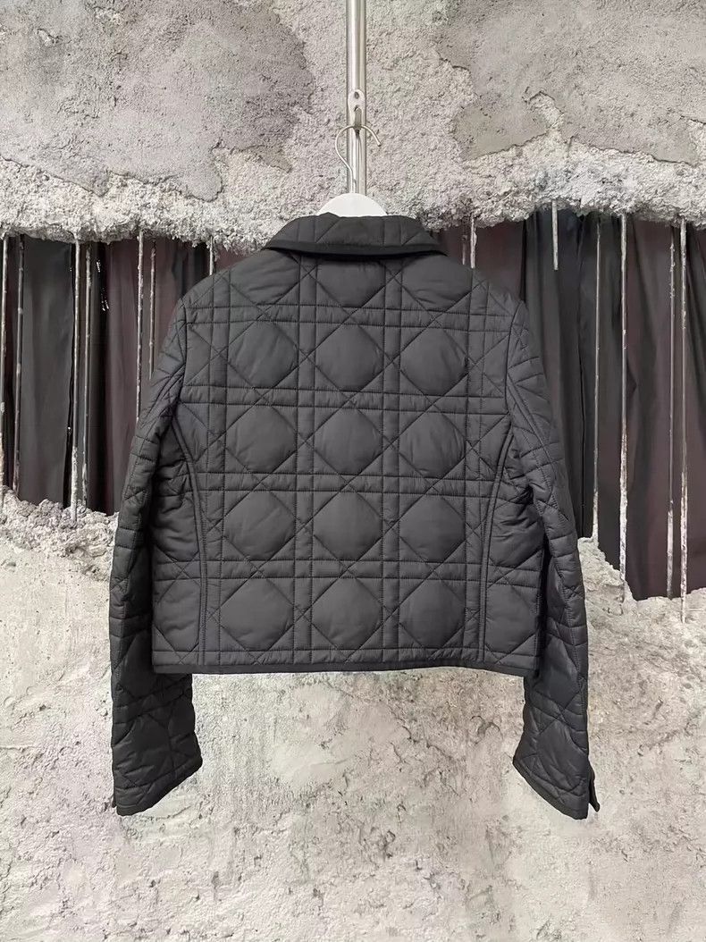 Dior Dior Quilted Cotton Jacket in Black-2505 Size US XXS / EU 40 - 2 Thumbnail