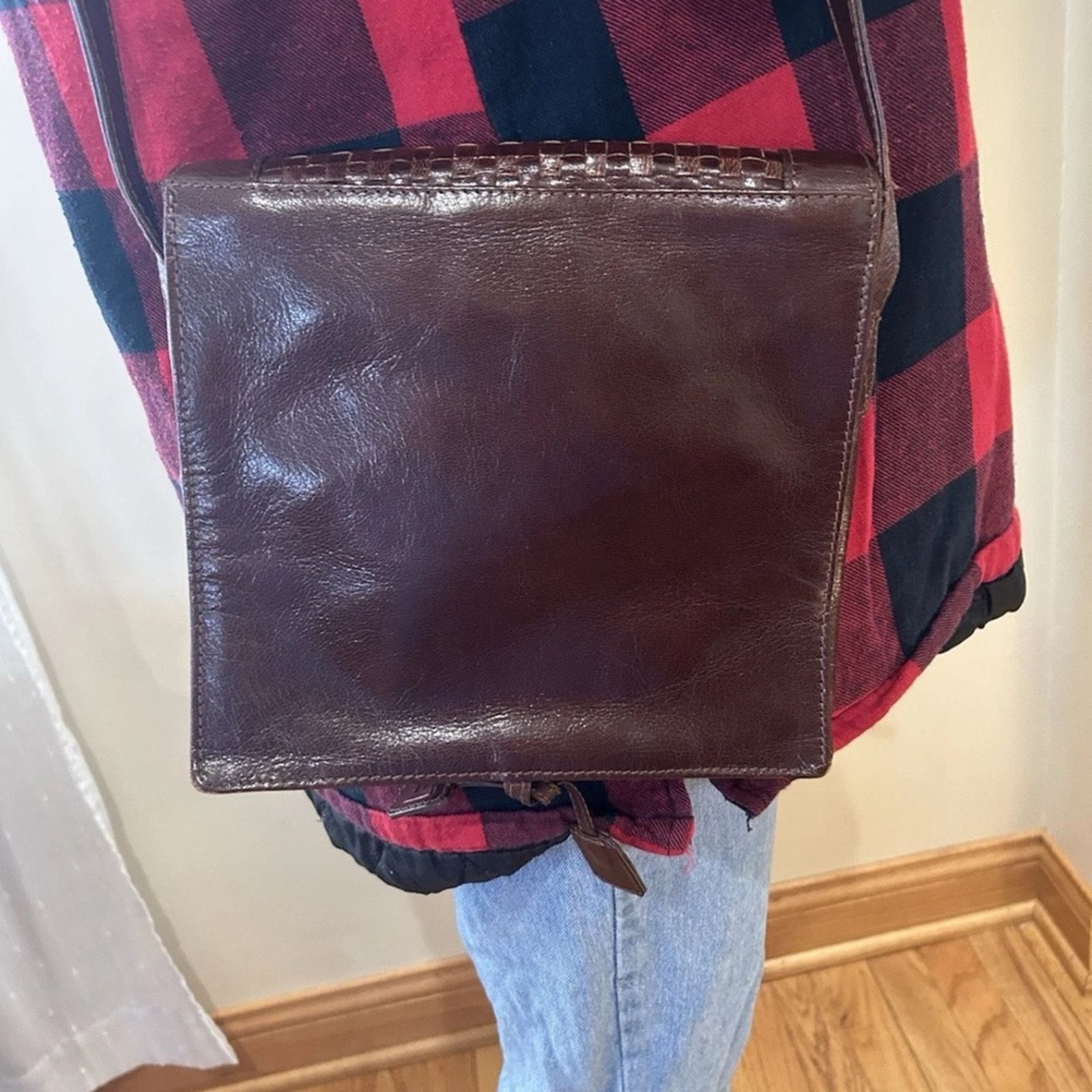 Fendi Fendi Brown Woven Leather Bag Size ONE SIZE - 7 Thumbnail