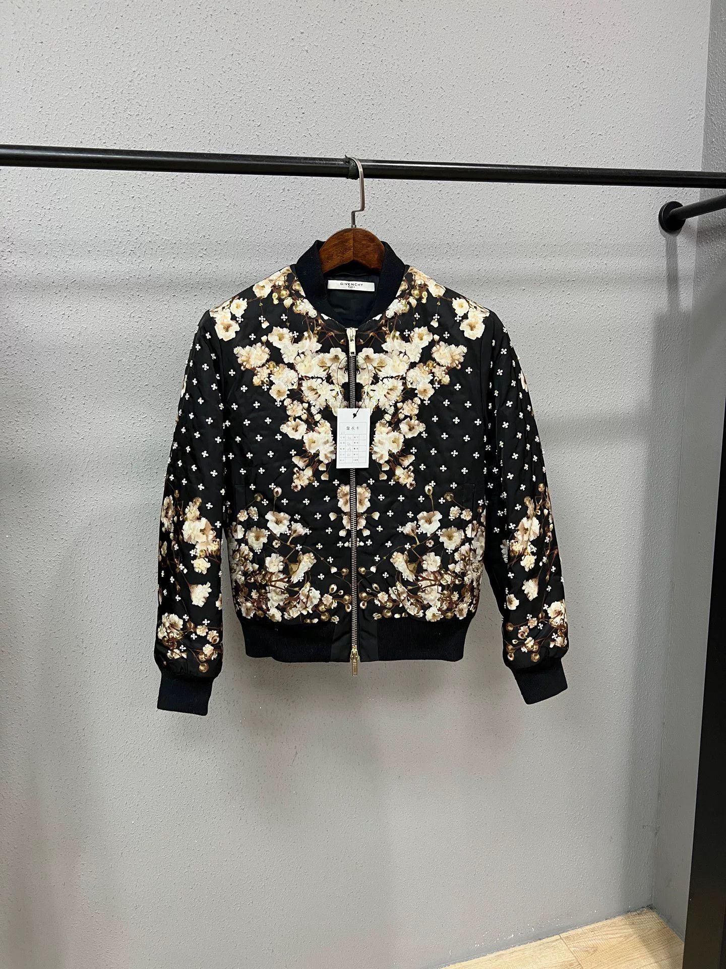 Givenchy Givenchy Crystal Embellished Baseball Jacket Size XXS / US 00 / IT 34 - 1 Thumbnail