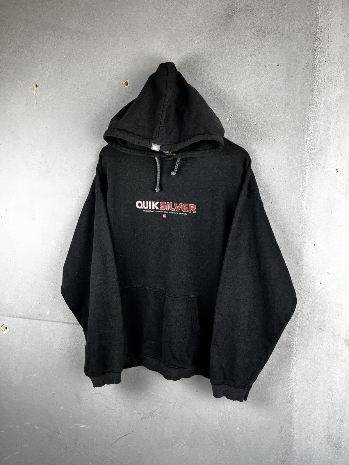 Quiksilver Vintage Quicksilver Hoodie Mens Pullover Faded Distressed Size US XXL / EU 58 / 5 - 5 Thumbnail