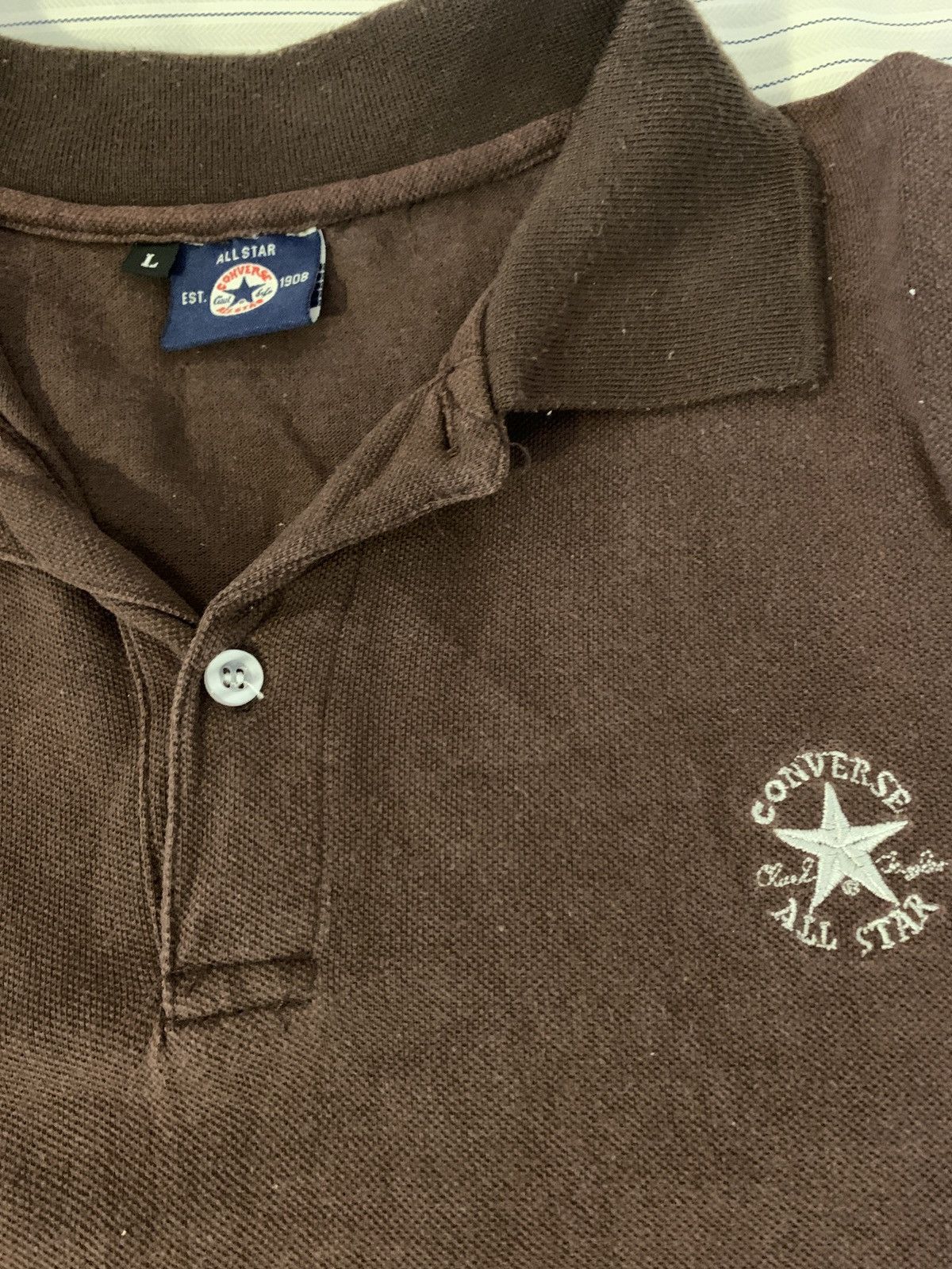 Converse Converse All Star Polo Tshirt Size US L / EU 52-54 / 3 - 2 Thumbnail