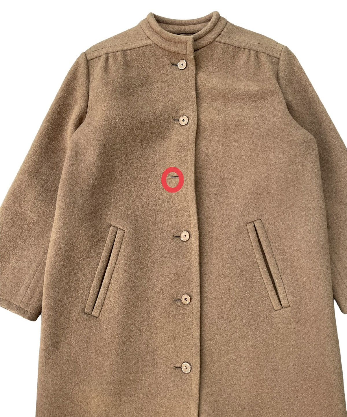Designer × Givenchy Givenchy Nouvelle Boutique Wool Long Coat–Rare Vintage Japan Size S / US 4 / IT 40 - 5 Thumbnail