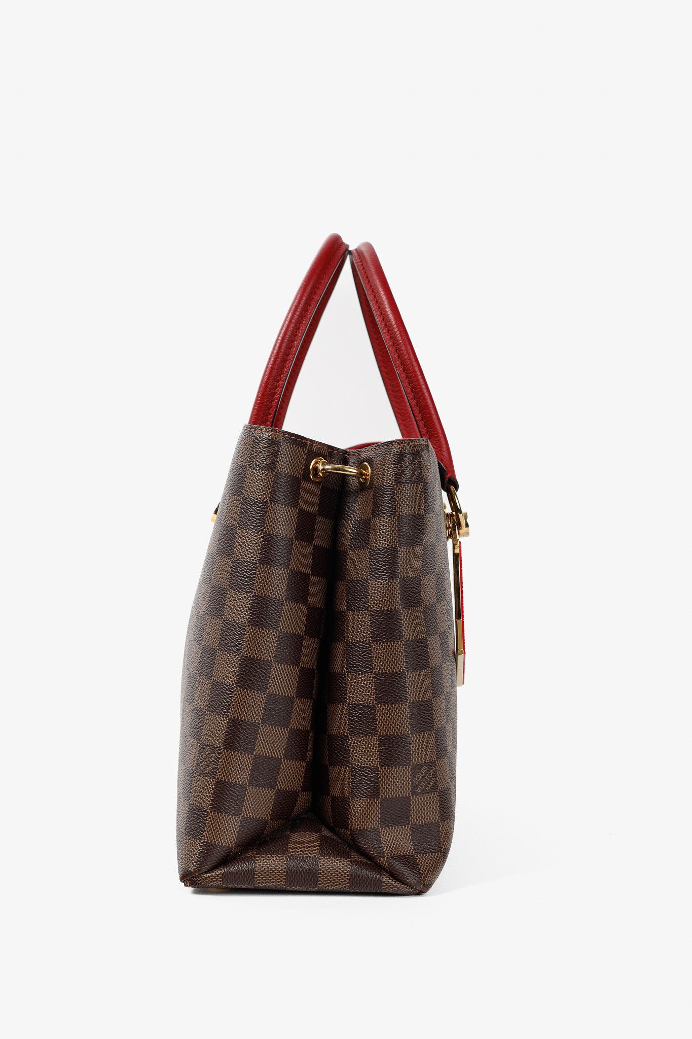 Louis Vuitton Louis Vuitton Riverside Damier Ebene Lie de Vin Tote Size ONE SIZE - 3 Thumbnail