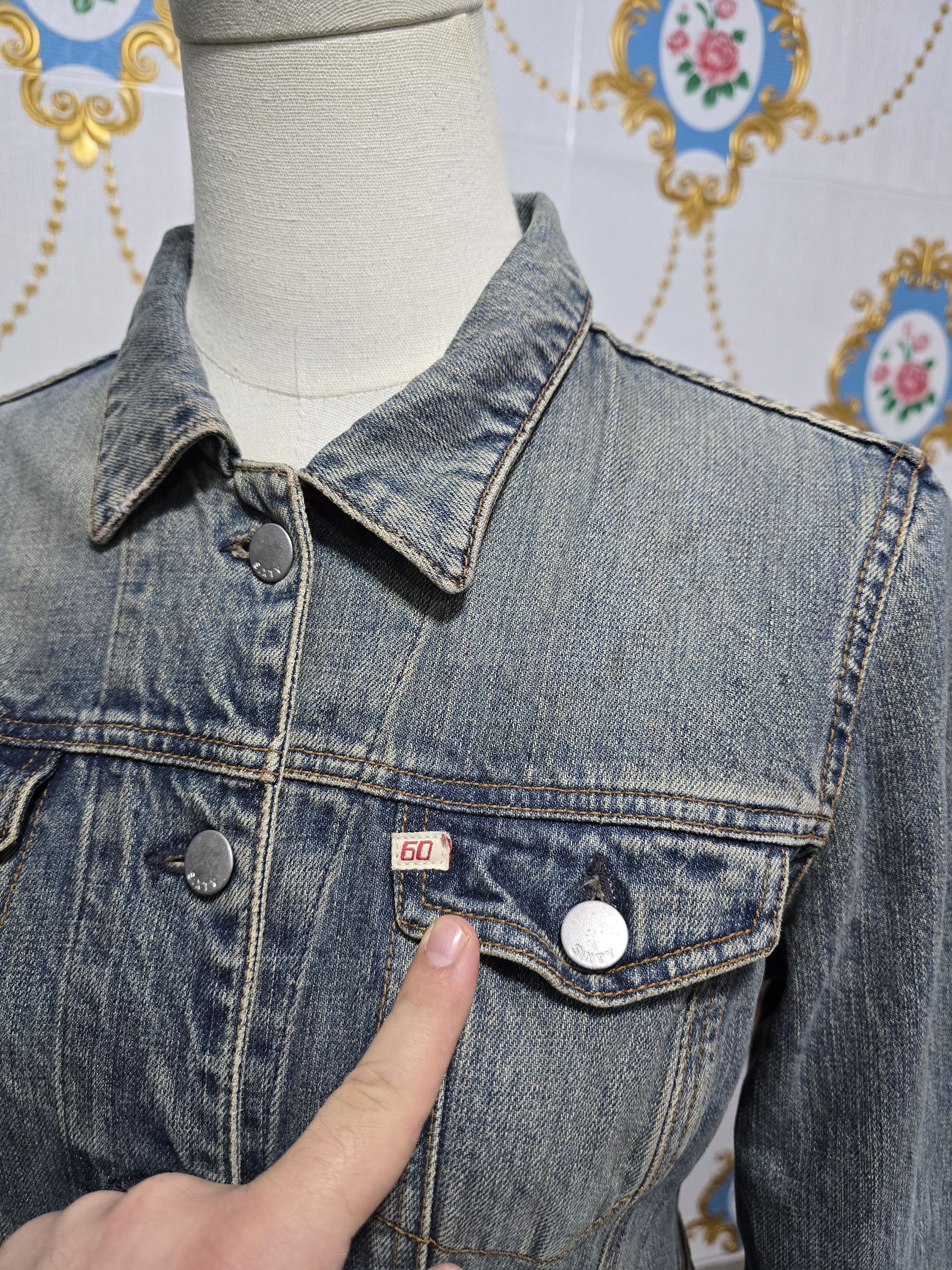 Miss Sixty × Vintage MISS SIXTY large Denim Vintage Jacket LIKE NEW CONDITION Size L / US 10 / IT 46 - 7 Thumbnail