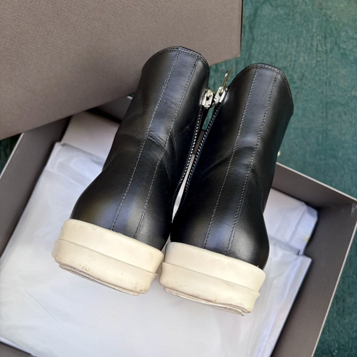 Rick Owens Rick Owens Mainline Leather Ramones High Size US 8 / EU 41 - 14 Thumbnail