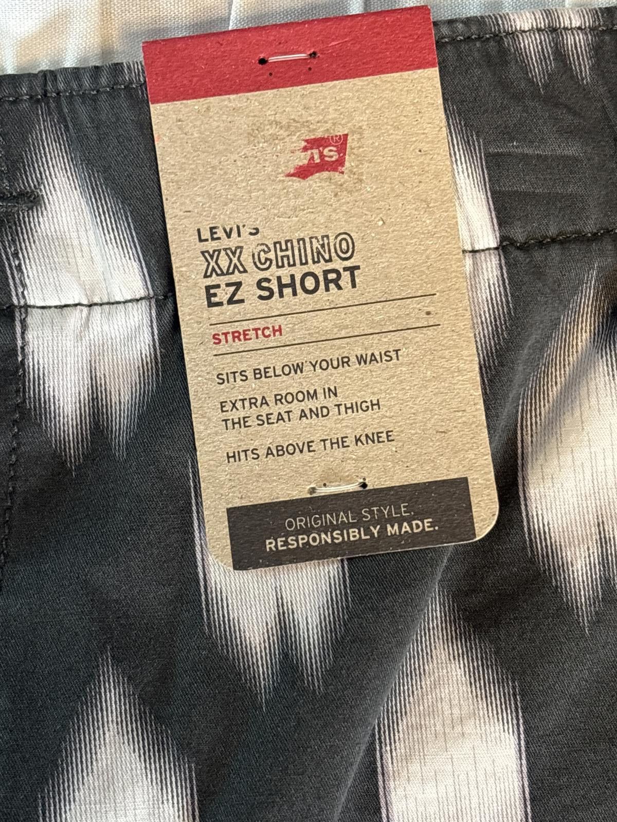 Levi's Levi's Men's Black and White Patterned Shorts 2X Size US 40 / EU 56 - 6 Thumbnail