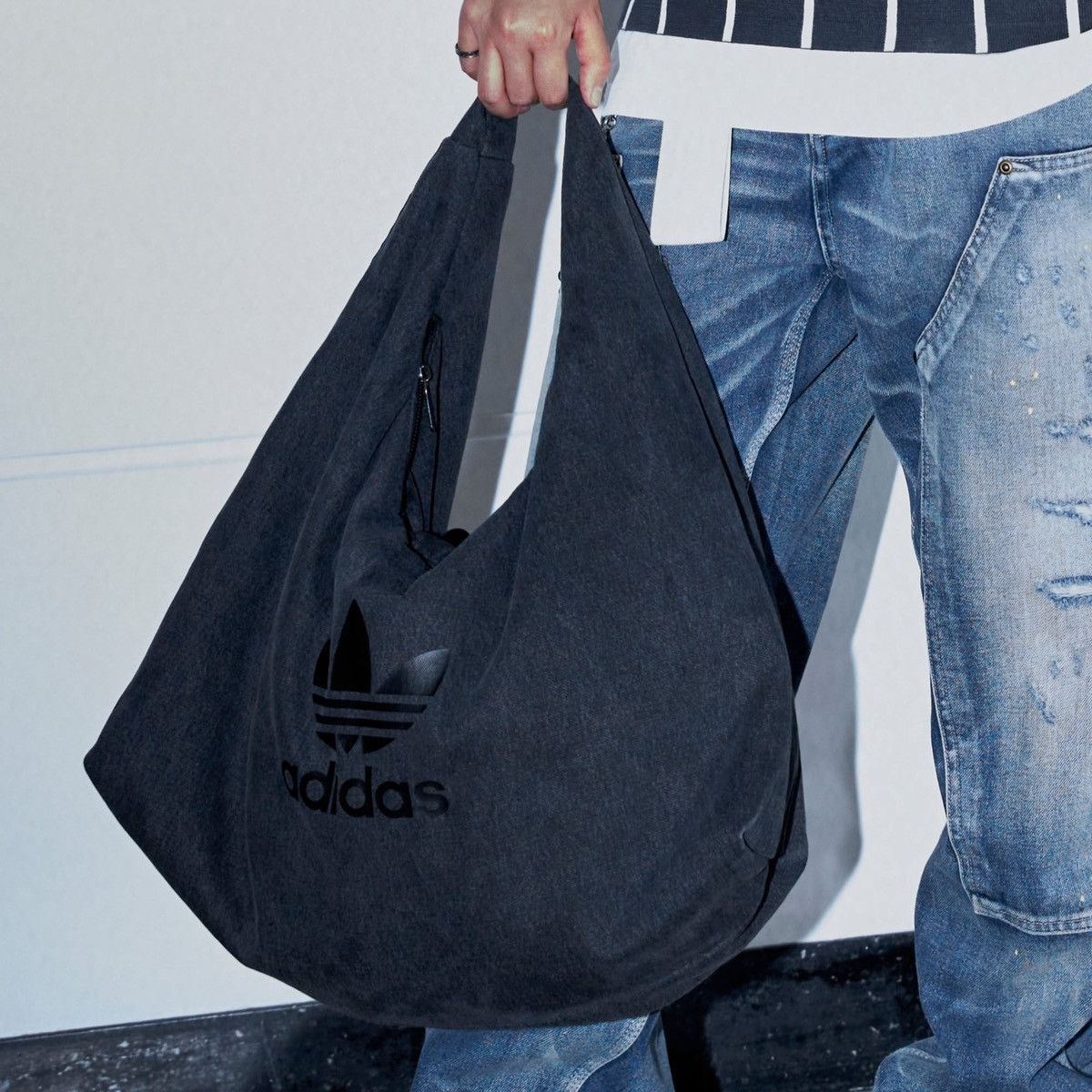 Adidas Streetwear ADIDAS Always Original Denim Shoulder Bag Grailed