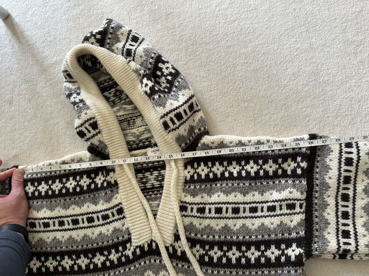 Celine FW21 $1350 OVERSIZED SHETLAND BAJA PULLOVER Hoodie Hedi M Size US M / EU 48-50 / 2 - 12 Thumbnail