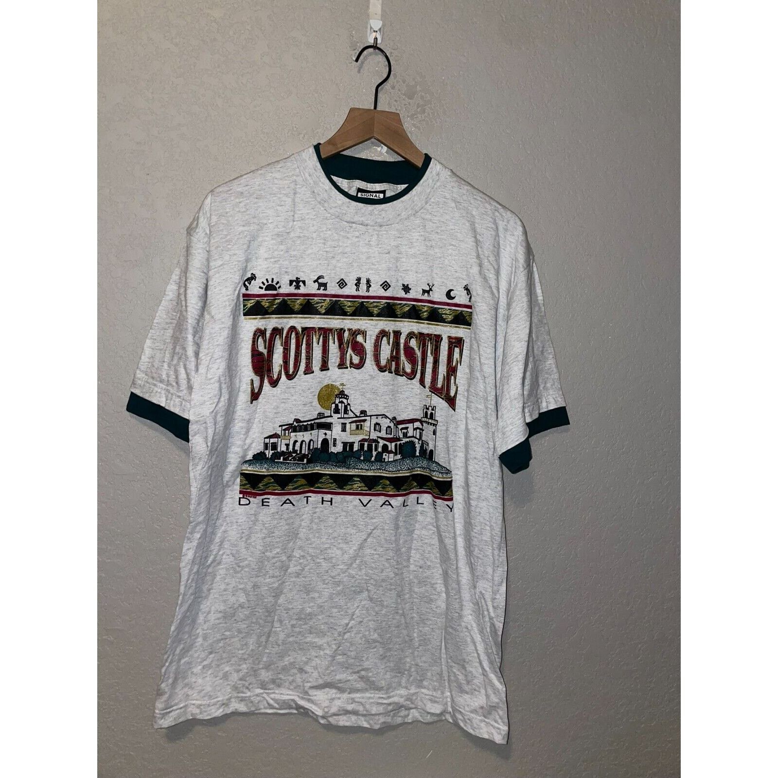 Signal Sport Vintage Scottys Castle Shirt Death Valley Tee VTG 90s Large Size US L / EU 52-54 / 3 - 1 Thumbnail
