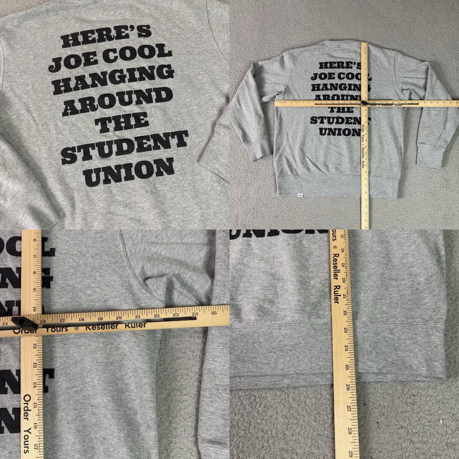 Uniqlo VINTAGE Uniqlo Sweatshirt Mens M Gray Snoopy Cartoon TV Movie Cotton Rare M Size US M / EU 48-50 / 2 - 8 Thumbnail