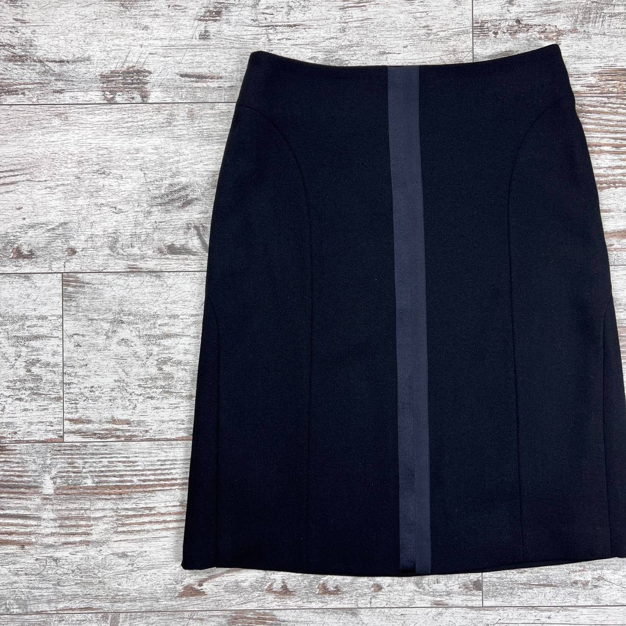 Chanel × Vintage Black Women skirt Chanel Size 36 Wool Size 26" / US 2 / IT 38 - 2 Thumbnail