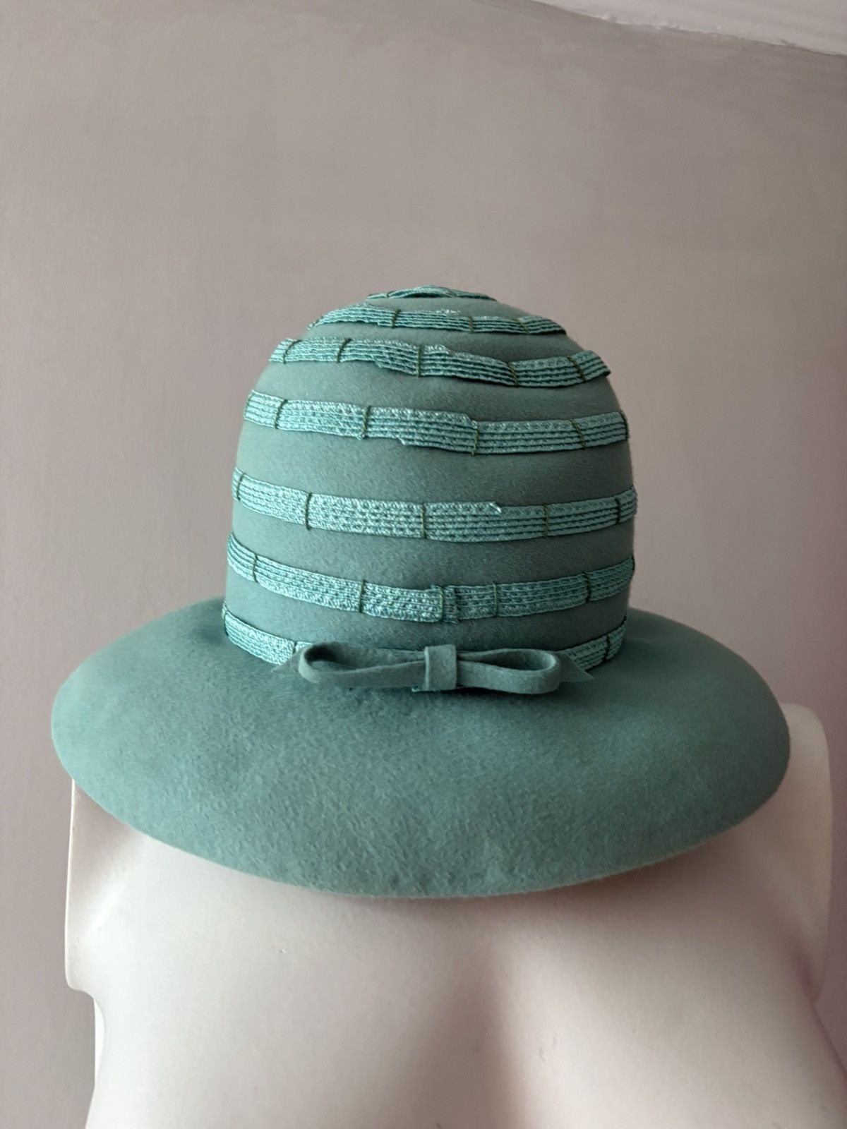 Vintage 1950s Edna Wallace Paris Inspired Frenchie Hat Size ONE SIZE - 11 Thumbnail
