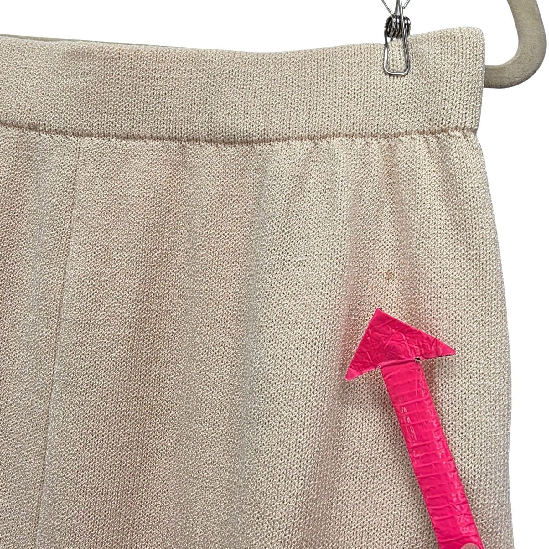 St. John Vintage St. John Basics Womens 14 Pants Ivory Santana Knit Size 36" / US 14 / IT 50 - 8 Thumbnail