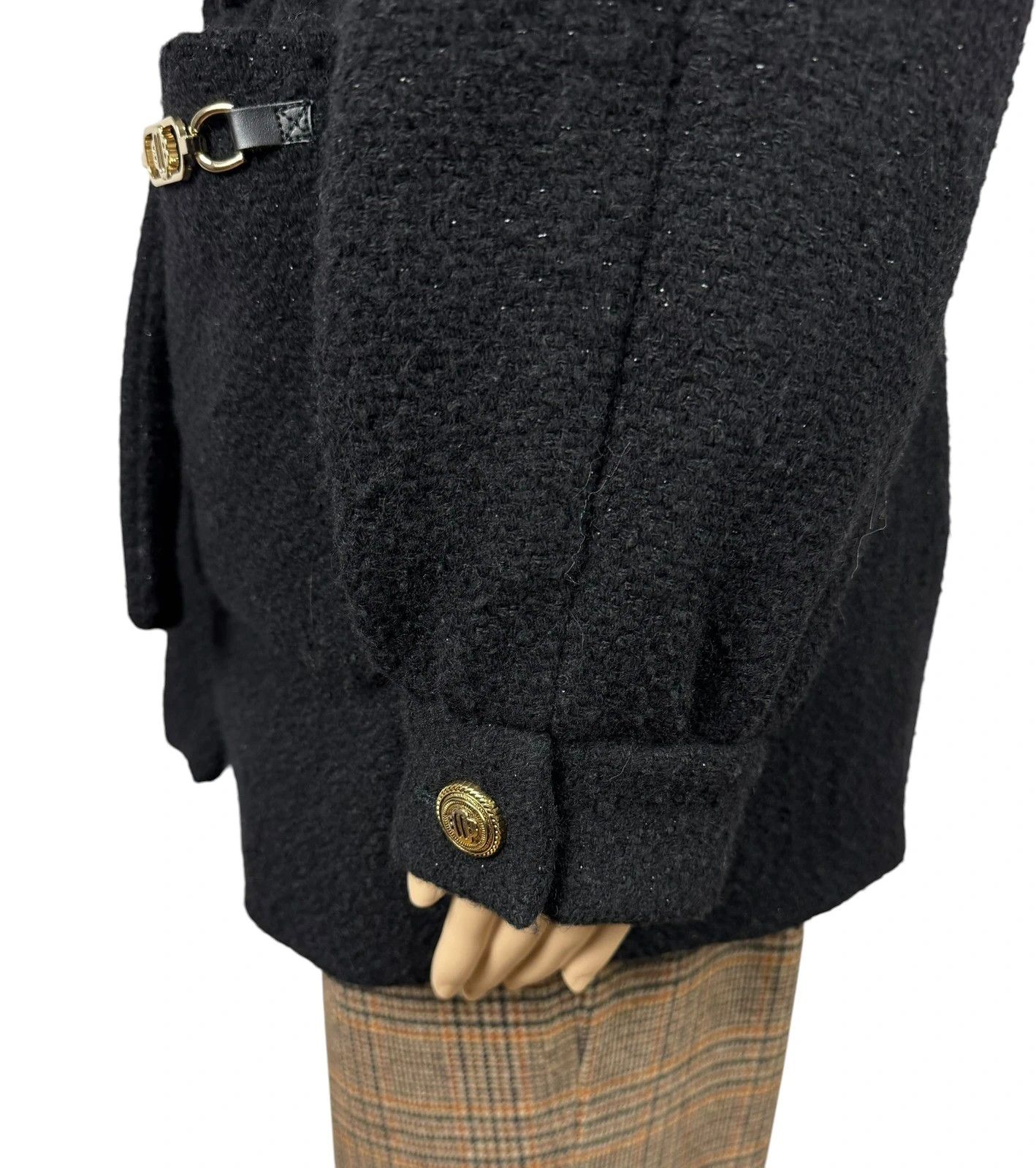 Maje Maje Wool Tweed Coat Belted size 34 Size XS / US 0-2 / IT 36-38 - 6 Thumbnail