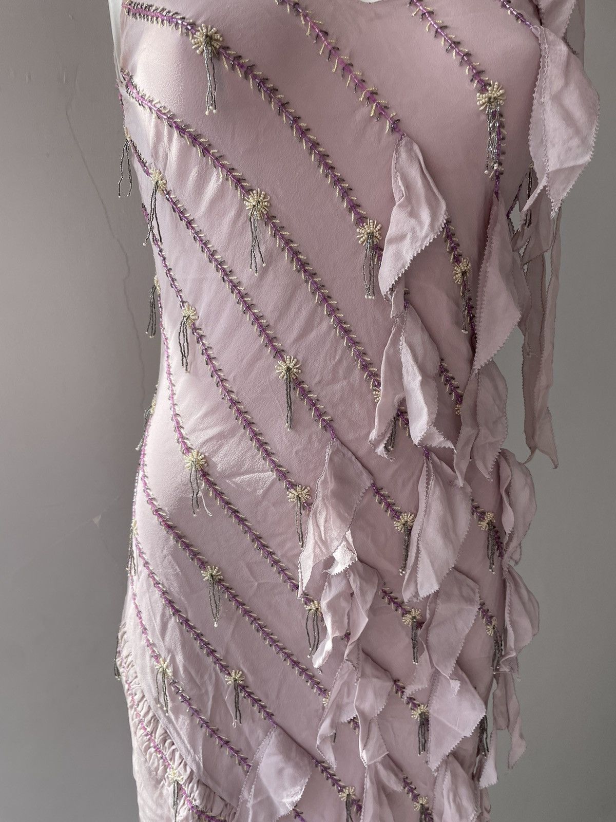 Vintage Italian silk dress Size S / US 4 / IT 40 - 8 Thumbnail
