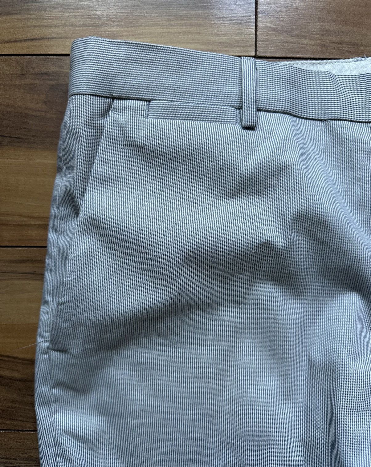 Express Men's Light grey/ white express dress Pants Size US 34 / EU 50 - 5 Thumbnail