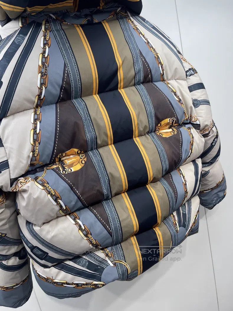 Louis Vuitton Louis Vuitton Chained-lined patchwork leather down jacket Size XS / US 0-2 / IT 36-38 - 3 Thumbnail