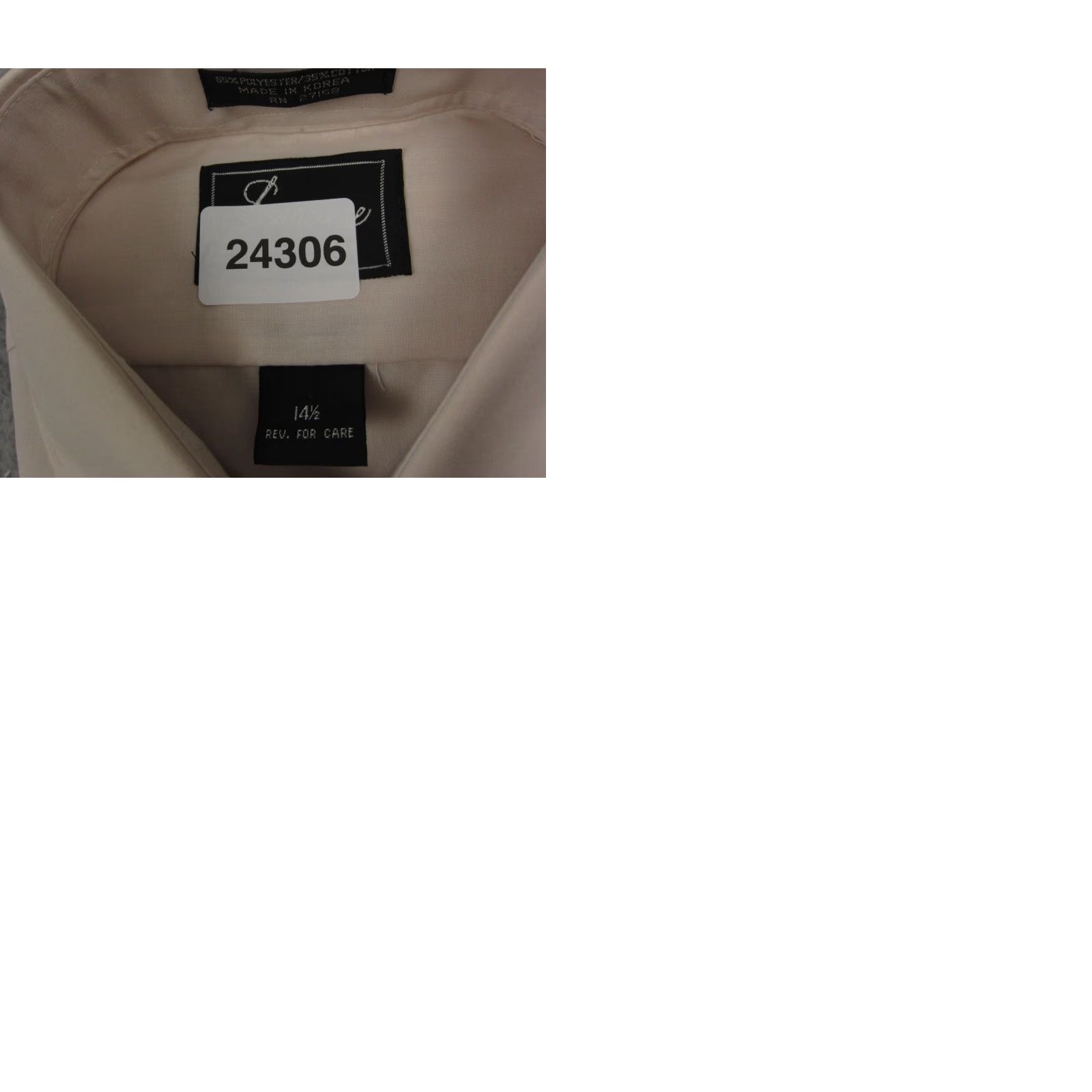 Vintage VINTAGE Surrey Shirt Mens Regular Small Beige Button-Up Short Sleeve Collared Western Size US L / EU 52-54 / 3 - 9 Thumbnail
