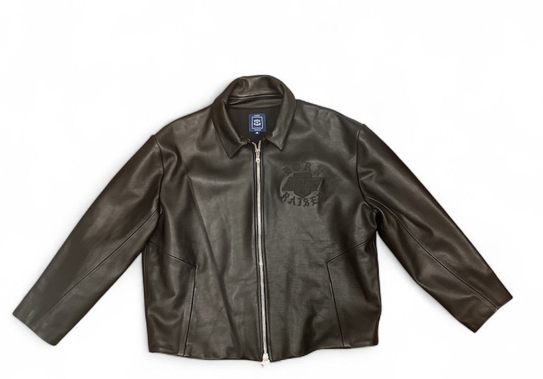 Born X Raised KINGS BXR LEATHER JACKET Size US XL / EU 56 / 4 - 1 Thumbnail