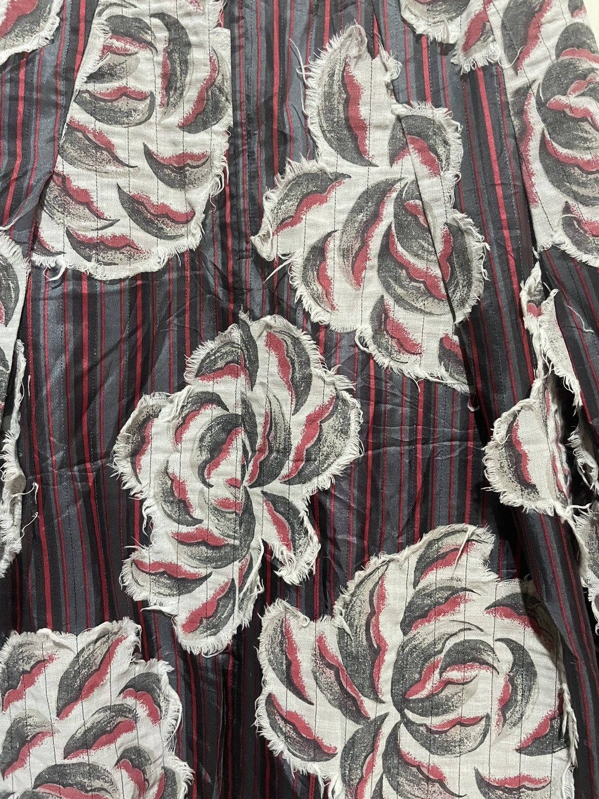Hiroko Koshino Homme Hiroko BIS Floral Skirt Size 29" - 5 Thumbnail