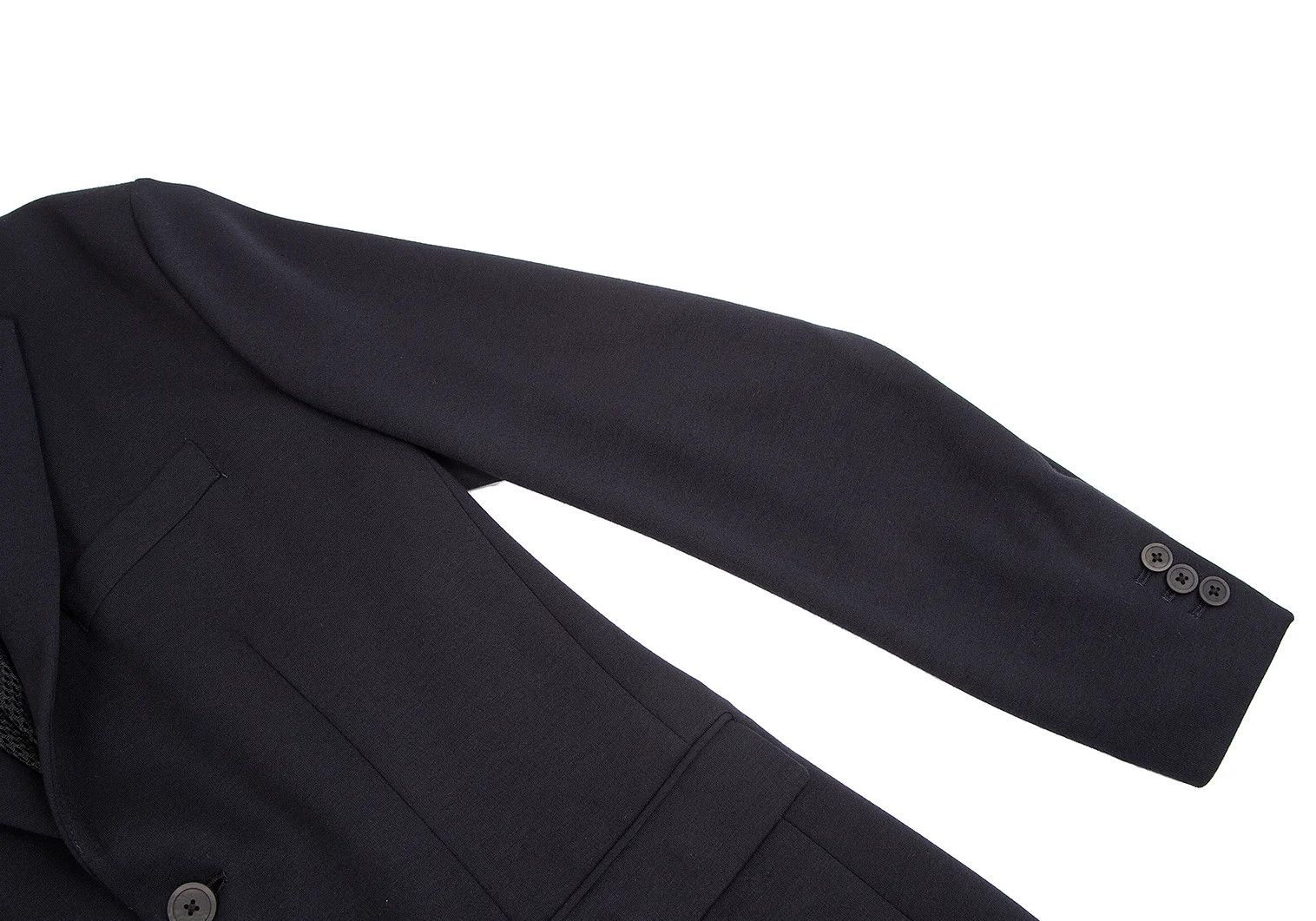 Emporio Armani Stretch Mesh Back Jacket in Dark Navy, Size 54 Size US L / EU 52-54 / 3 - 7 Thumbnail