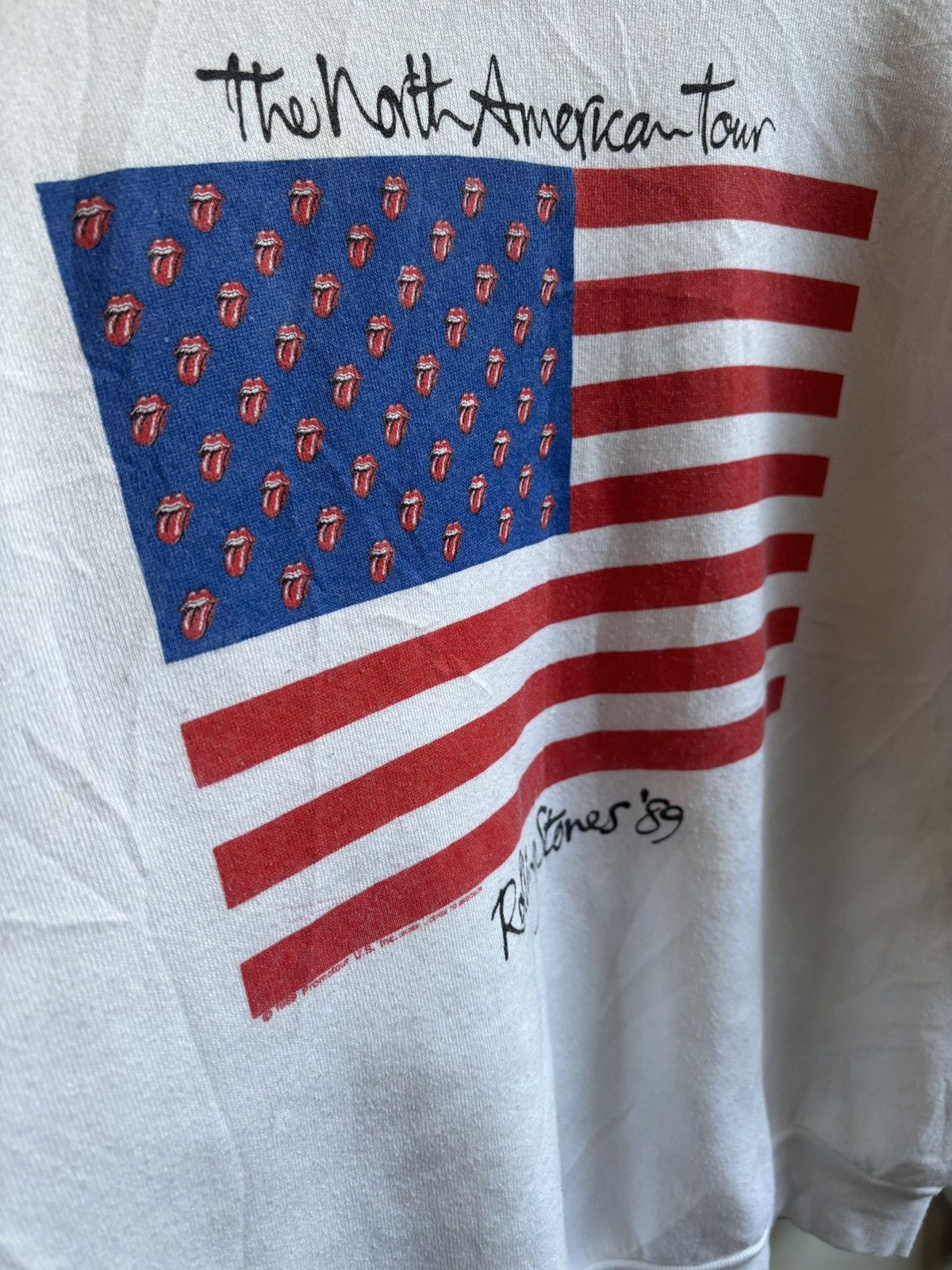 The Rolling Stones Rare 80s Rolling stones the north american tour Size US L / EU 52-54 / 3 - 4 Thumbnail
