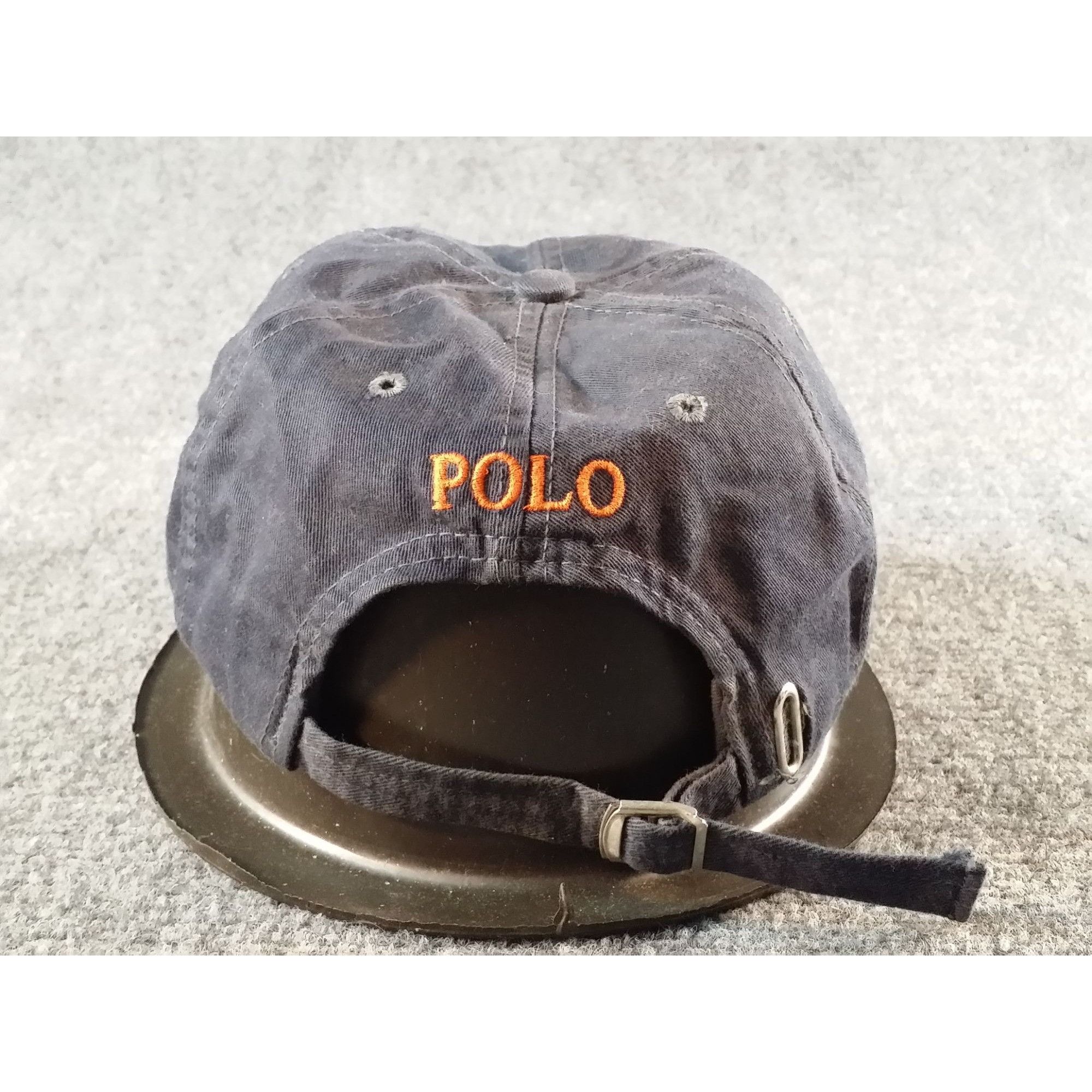 Polo Ralph Lauren Vintage Polo Ralph Lauren Strapback Hat Blue Logo Casual Cla Size ONE SIZE - 3 Thumbnail