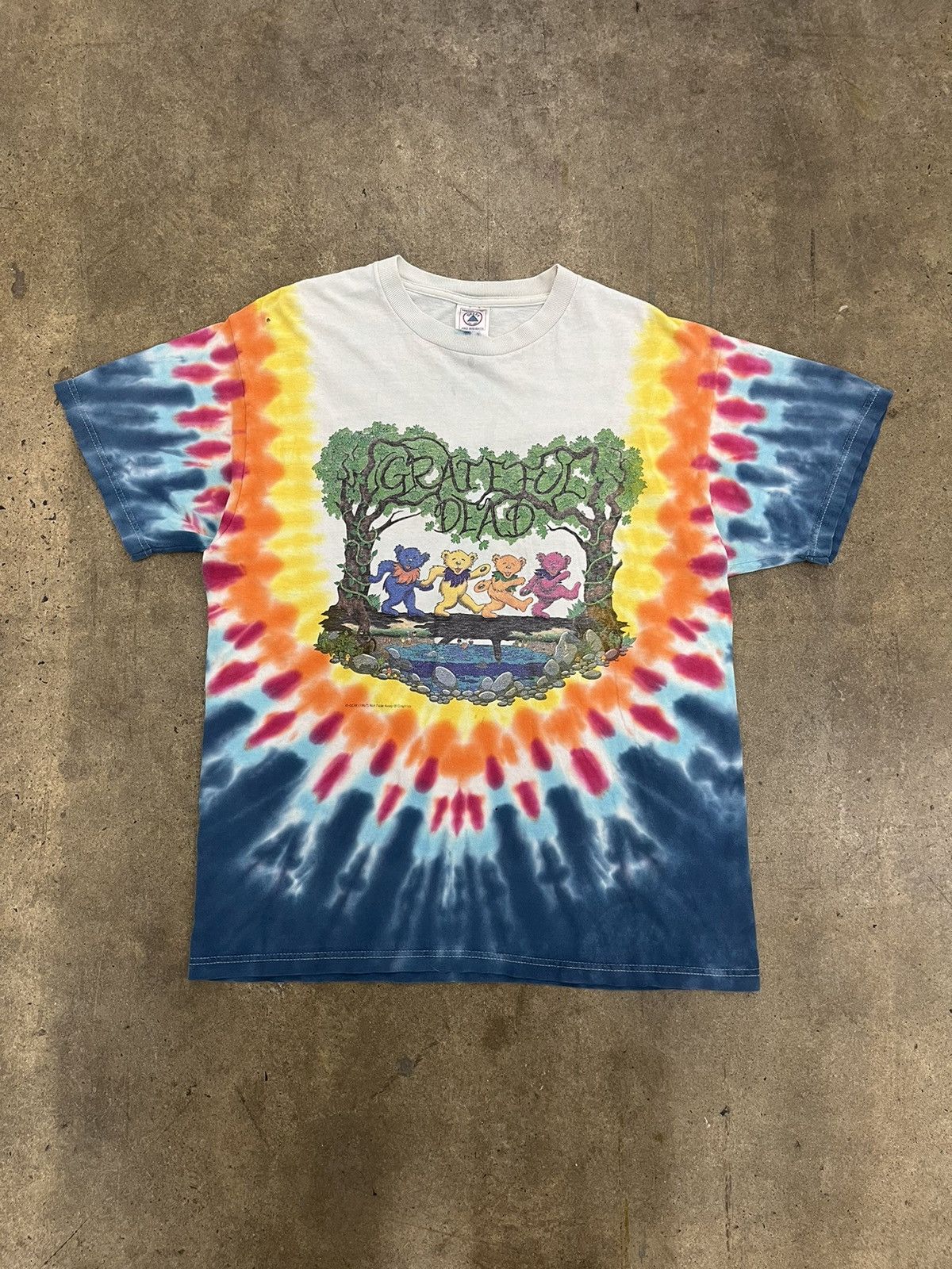 image of 1997 Grateful Dead Tye Dye T-Shirt Size Large, Men's